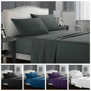 Bed Sheet Set 4 PCS Embroidery Plain Soft Ployester Bed Fitted Sheet Breathable Wrinkle-free Luxury Solid Color Mattress Cover
Bed Sheet Set 4 PCS Embroidery Plain Soft Ployester Bed Fitted Sheet Breathable Wrinkle-free Luxury Solid Color Mattress Cover