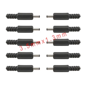 10/6/2pcs 3.5mmx1.3mm DC Power Male Plug Solder Tip Socket Adapter 3.5*1.3mm DC Socket Mount Plug Wire Terminals Connector 
10/6/2pcs 3.5mmx1.3mm DC Power Male Plug Solder Tip Socket Adapter 3.5*1.3mm DC Socket Mount Plug Wire Terminals Connector