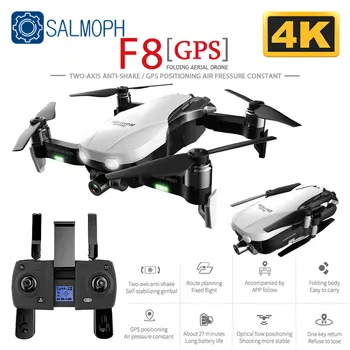 SALMOPH F8 GPS RC Drone with Two-axis anti-shake Self-stabilizing gimbal Dual Camera Gesture Control 5G Wifi FPV Brushless Motor
SALMOPH F8 GPS RC Drone with Two-axis anti-shake Self-stabilizing gimbal Dual Camera Gesture Control 5G Wifi FPV Brushless Motor