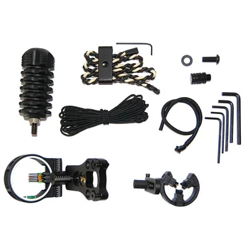 New 1Set Professional Archery Kit bow Sight Bow Sling Arrow Rest Rubber Stablizer Peep sight D-loop Hot Sales
New 1Set Professional Archery Kit bow Sight Bow Sling Arrow Rest Rubber Stablizer Peep sight D-loop Hot Sales