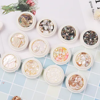 New shell pieces, colored pearls, irregular shells, stone abalone pieces, Japanese net red nail decoration, DIY nail art
New shell pieces, colored pearls, irregular shells, stone abalone pieces, Japanese net red nail decoration, DIY nail art