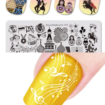 New XL-49 BEAUTYBIGBANG Rectangle Doll Art Russian Stamp Architecture Culture Pattern Nail Template Image Plate
New XL-49 BEAUTYBIGBANG Rectangle Doll Art Russian Stamp Architecture Culture Pattern Nail Template Image Plate