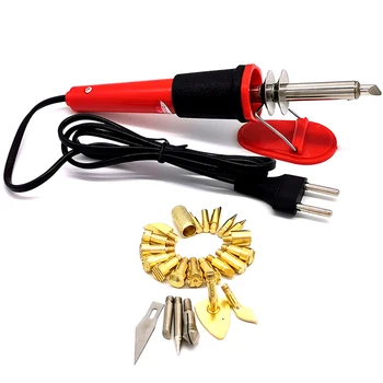 26pcs 220-240V Wood Burning Iron Pen Tip Kit 30W Pyrography Tools Set For Leather Embossing Engraving Craft
26pcs 220-240V Wood Burning Iron Pen Tip Kit 30W Pyrography Tools Set For Leather Embossing Engraving Craft