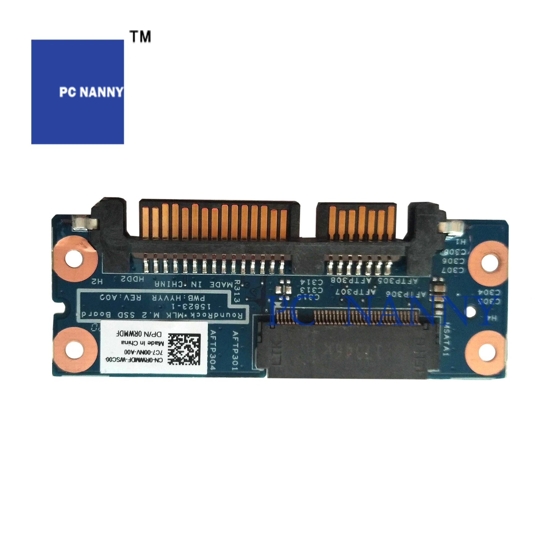 PCNANNY FOR Dell Latitude 3580 / 3480 2.5" SATA to M.2 SSD Adapter CHA01 HYVYR 15823-1 RWMDF 0RWMDF test good 
PCNANNY FOR Dell Latitude 3580 / 3480 2.5" SATA to M.2 SSD Adapter CHA01 HYVYR 15823-1 RWMDF 0RWMDF test good