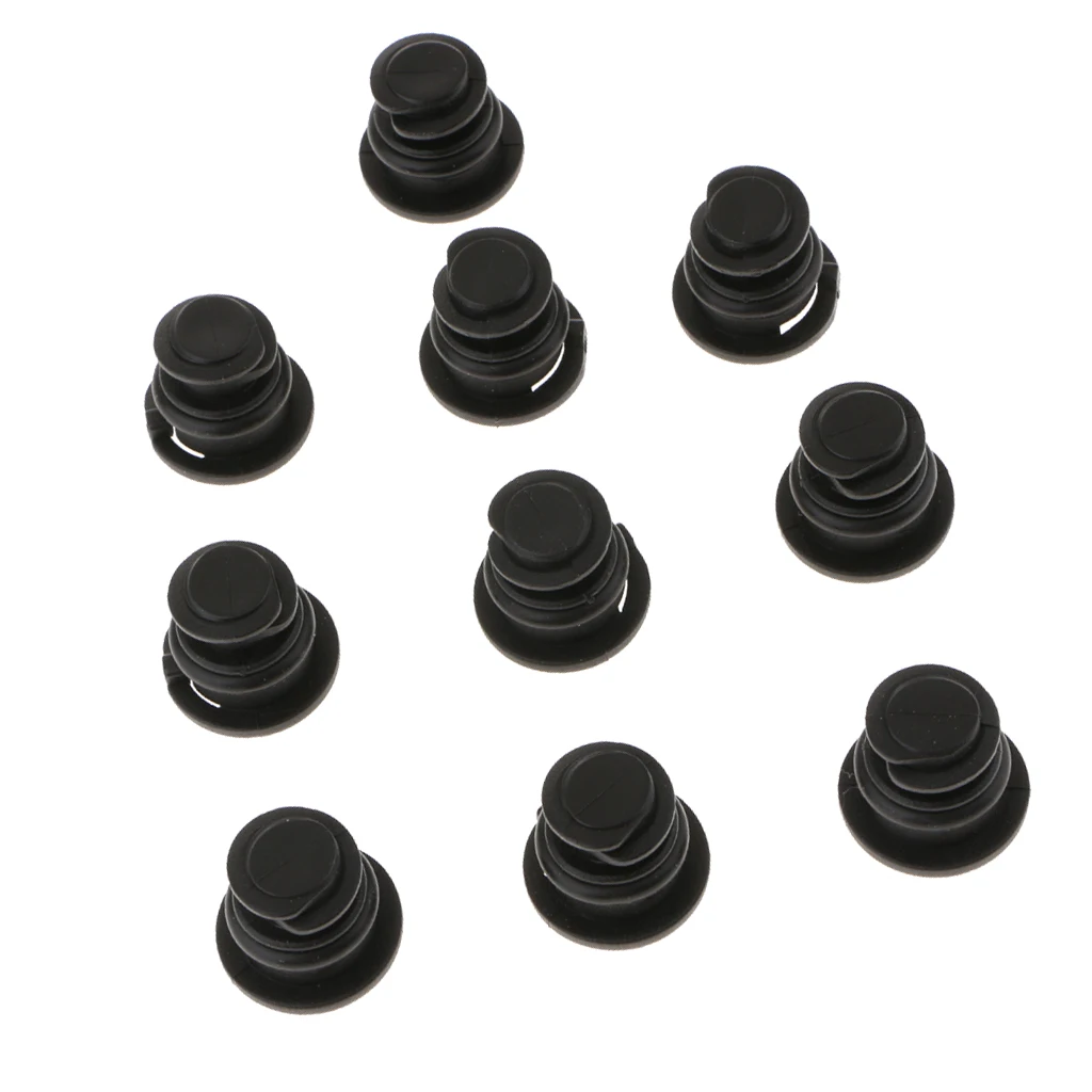10x Black Plastic Engine Oil Pan Drain Sump Filter Plug Bolt Fits for Audi VW 10x Black Plastic Engine Oil Pan Drain Sump Filter Plug Bolt Fits for Audi VW