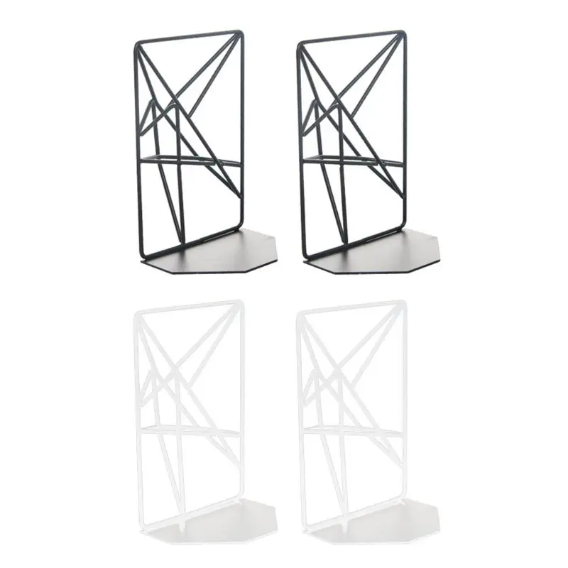 1 Pair Metal Iron Bookends Reading Book Support Desktop Office Document Magazine Organizer Stand Shelf Holder
1 Pair Metal Iron Bookends Reading Book Support Desktop Office Document Magazine Organizer Stand Shelf Holder