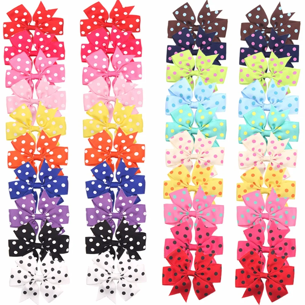 40pcs/lot Baby Girls Hair Clips Polka Dot Grosgrain Ribbon Hair Bows with Alligator Clips for Toddlers Girls Kids Hair Barrettes
40pcs/lot Baby Girls Hair Clips Polka Dot Grosgrain Ribbon Hair Bows with Alligator Clips for Toddlers Girls Kids Hair Barrettes