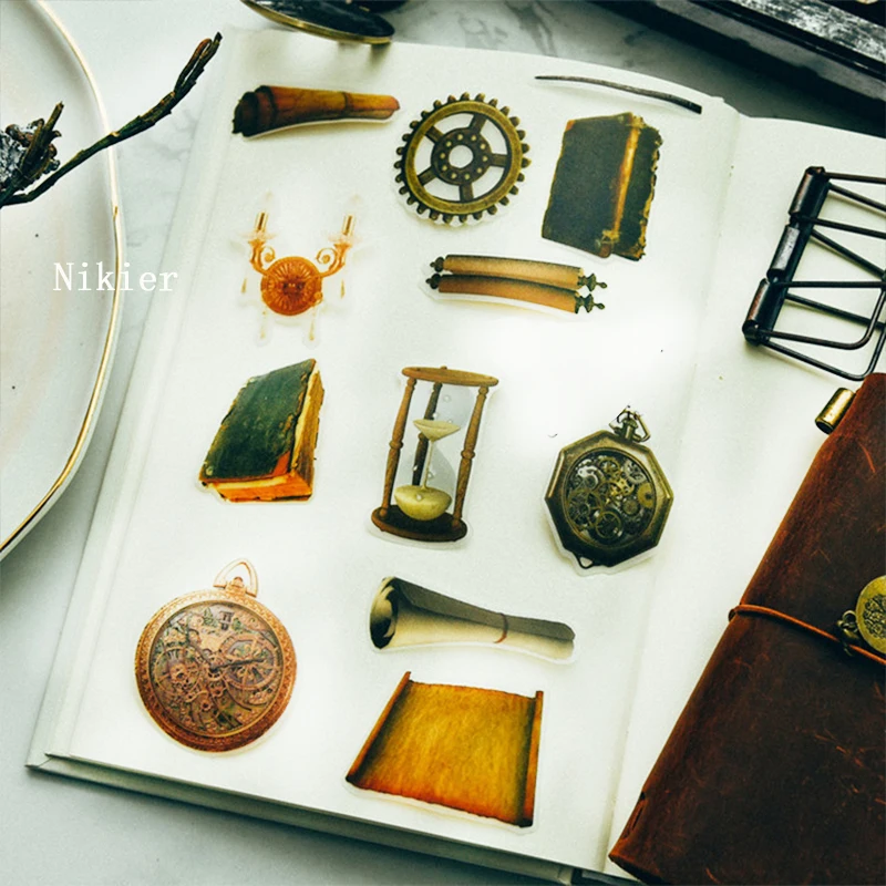 45PCS Vintage Victoria Clock Sticker Retro Books Old Objects Sulfuric Acid Sticker Planner DIY Craft Scrapbooking Bullet Journal
45PCS Vintage Victoria Clock Sticker Retro Books Old Objects Sulfuric Acid Sticker Planner DIY Craft Scrapbooking Bullet Journal
