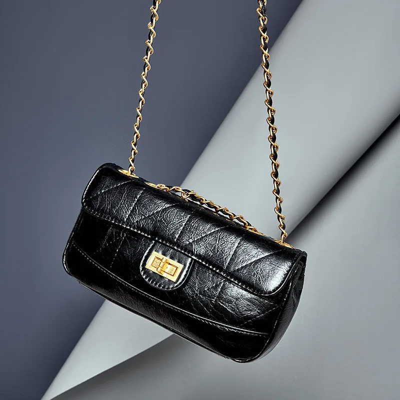 Women Luxury Brand Fashion Soft Cowhide Cow Leather Handbags Shoulder Bag Classic Designer Crossbody Bag Chain Flap Bags New 
Women Luxury Brand Fashion Soft Cowhide Cow Leather Handbags Shoulder Bag Classic Designer Crossbody Bag Chain Flap Bags New