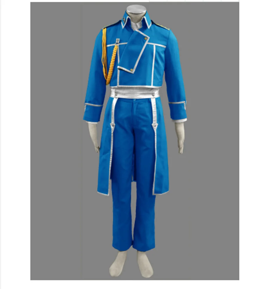 Fullmetal Alchemist cos Roy Mustang man woman anime cosplay costume sets Coat+shirt+ pant+gloves+accessories
Fullmetal Alchemist cos Roy Mustang man woman anime cosplay costume sets Coat+shirt+ pant+gloves+accessories