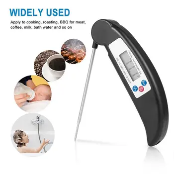 1Pcs LCD Mini Digital Cooking Thermometer Auto-Off Probe Folding Meat Thermometer Ultra Instant Read Foldable BBQ Thermomet
1Pcs LCD Mini Digital Cooking Thermometer Auto-Off Probe Folding Meat Thermometer Ultra Instant Read Foldable BBQ Thermomet