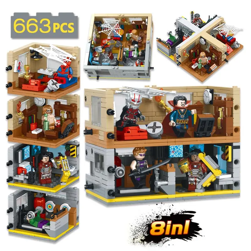 Marvel Avengers Base Scenes Endgame Super Heroes Compatible with Legoinglys Friends Model Building Blocks Boy Gift Children Toys
Marvel Avengers Base Scenes Endgame Super Heroes Compatible with Legoinglys Friends Model Building Blocks Boy Gift Children Toys