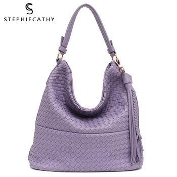 SC Women Fashion Hobo Shoulder Bag Girls Handbag Luxury Brand Summer Handmade Woven Bag Tassel Large Female PU Leather Tote bag
SC Women Fashion Hobo Shoulder Bag Girls Handbag Luxury Brand Summer Handmade Woven Bag Tassel Large Female PU Leather Tote bag