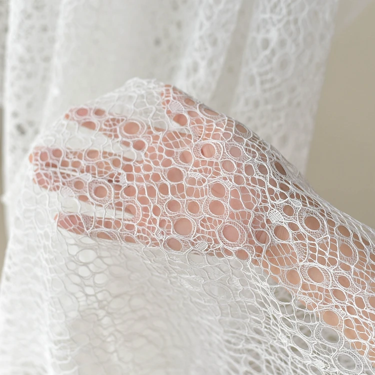 Overlap hollow lace fabric wedding dress fabric handmade diy material clothing fabric
Overlap hollow lace fabric wedding dress fabric handmade diy material clothing fabric