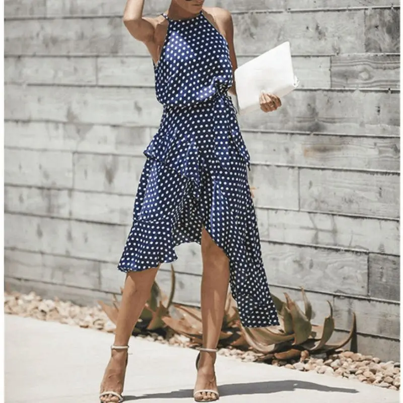 Dress Women Summer 2020 Boho Long Evening Party Dress Beach Dot Print Dresses Sundress Elegant Women Clothes Sexy Dresses Vestid
Dress Women Summer 2020 Boho Long Evening Party Dress Beach Dot Print Dresses Sundress Elegant Women Clothes Sexy Dresses Vestid