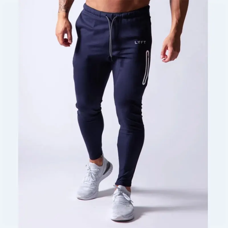 New men's cotton slim sports pants large size men's jogger sports training fashion zipper pocket trousers M-3XL 
New men's cotton slim sports pants large size men's jogger sports training fashion zipper pocket trousers M-3XL