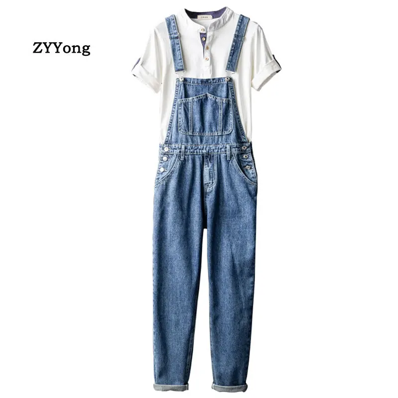 Retro Man Jeans Bib Overalls Loose Large Size Light Blue Leisure Cargo Pants Streetwear Hip Hop Hombre Denim Jumpsuits Trousers
Retro Man Jeans Bib Overalls Loose Large Size Light Blue Leisure Cargo Pants Streetwear Hip Hop Hombre Denim Jumpsuits Trousers