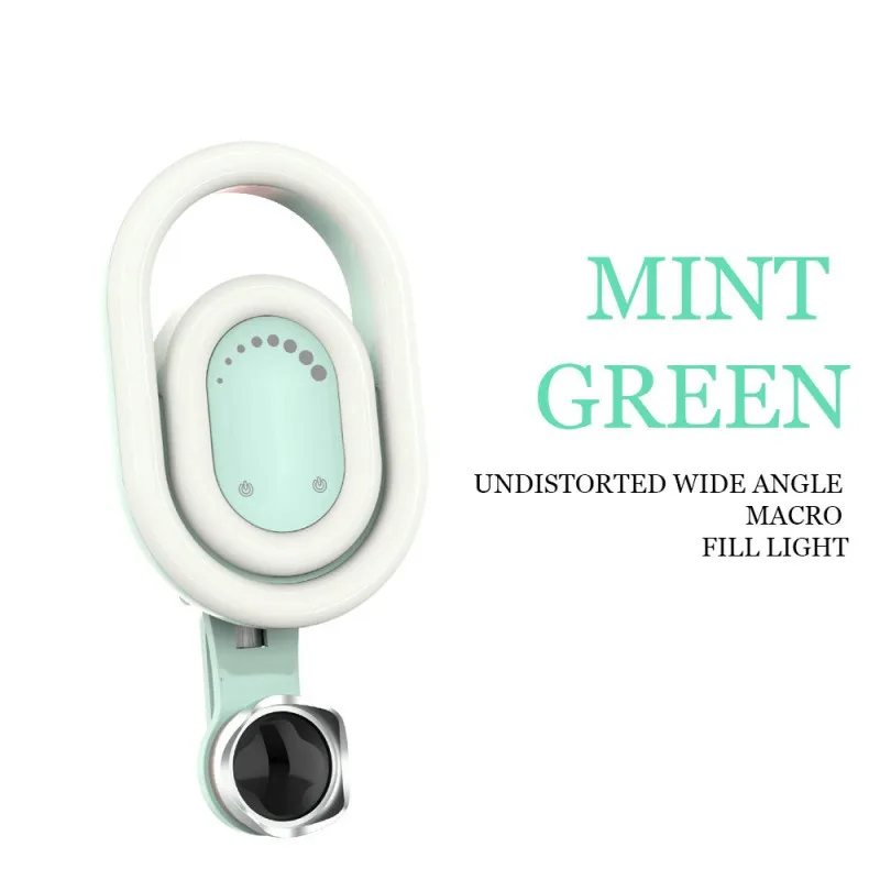 Advanced Two Colors Phone Selfie Fill Light Wide Angle Macro Lens Adjustable 9 Kind White Warm LED Light
Advanced Two Colors Phone Selfie Fill Light Wide Angle Macro Lens Adjustable 9 Kind White Warm LED Light