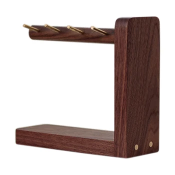 Japanese Style Luxury Chic Walnut Storage Rack Home Creative Key Hook Wood Stitching Jewelry Rack Home Decor Handicraft
Japanese Style Luxury Chic Walnut Storage Rack Home Creative Key Hook Wood Stitching Jewelry Rack Home Decor Handicraft