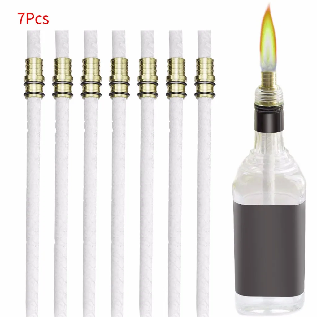 Kerosene wick set Long Life Wick Holder Torch Wine Bottle Oil Candle