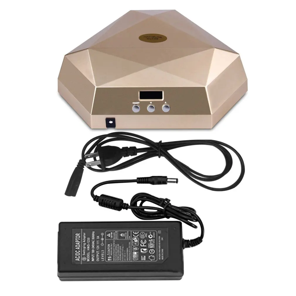 Professional 60W UV LED Diamond-shape Nail dryer Nail Polish Art Tools Phototherapy Manicure Machine Intelligent Timing Lamp
Professional 60W UV LED Diamond-shape Nail dryer Nail Polish Art Tools Phototherapy Manicure Machine Intelligent Timing Lamp