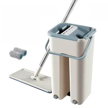 Free Hand Washing Flat Mop with Bucket Lazy 360 Rotating Magic Mop With Squeezing Floor Cleaner Mop Household Cleaning Tool
Free Hand Washing Flat Mop with Bucket Lazy 360 Rotating Magic Mop With Squeezing Floor Cleaner Mop Household Cleaning Tool