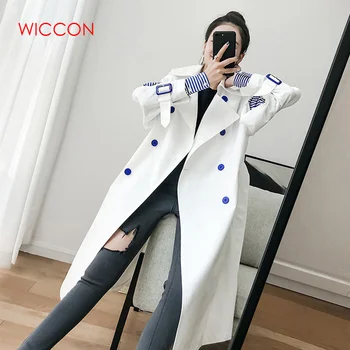2019 Patchwork Striped Trench Coat Women Windbreaker Lapel Slim Spring Autumn Windbreakers Korean Fashion Clothes
2019 Patchwork Striped Trench Coat Women Windbreaker Lapel Slim Spring Autumn Windbreakers Korean Fashion Clothes