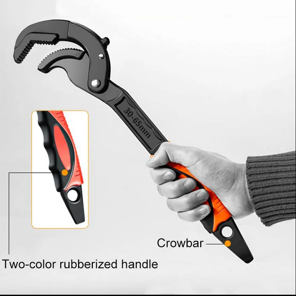 14-30/30-60 mm Universal Adjustable Wrench Open End Spanner Set Multifunctional Movable Mouth Late Pipe Wrench Hand Tool 2PCS
14-30/30-60 mm Universal Adjustable Wrench Open End Spanner Set Multifunctional Movable Mouth Late Pipe Wrench Hand Tool 2PCS