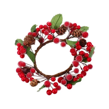 1pc Delicate Durable Exquisite Pine Needle Decor Simulation Wreath for Indoor Christmas Door
1pc Delicate Durable Exquisite Pine Needle Decor Simulation Wreath for Indoor Christmas Door