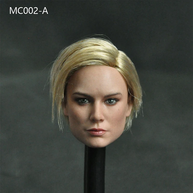 Fans collection MC002 1/6 female action figure doll head Brie Larson Female Head Sculpt with Long Golen Hair for 12inches Body
Fans collection MC002 1/6 female action figure doll head Brie Larson Female Head Sculpt with Long Golen Hair for 12inches Body