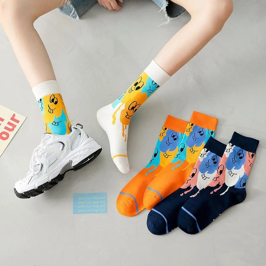 2020 New Ladies Mid-tube Socks Pure Cotton Fashionable and Comfortable Cartoon Anime Character Cute Socks 3-color Casual Socks
2020 New Ladies Mid-tube Socks Pure Cotton Fashionable and Comfortable Cartoon Anime Character Cute Socks 3-color Casual Socks