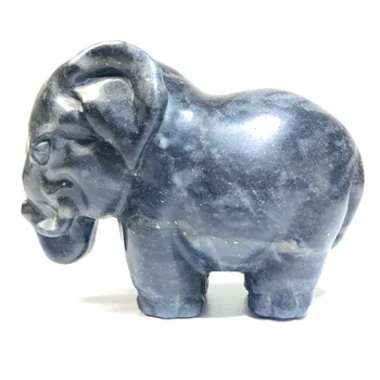 Natural Stone Carved Elephant Home Decoration Fengshui Healing Crystal Luck Ornament Figurine Art Gift 
Natural Stone Carved Elephant Home Decoration Fengshui Healing Crystal Luck Ornament Figurine Art Gift