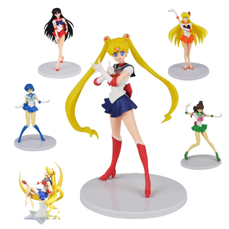 6pcs/set Cartoon Action Figures Anime Sailor Moon Action Figures Moon Power Pvc Model Anime Collection Kid Gift Toy
6pcs/set Cartoon Action Figures Anime Sailor Moon Action Figures Moon Power Pvc Model Anime Collection Kid Gift Toy
