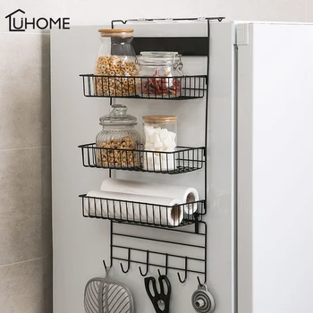 Iron Refrigerator Side Rack Wall-mounted Storage Holders Racks Kitchen Towel Shelf Organizer Multi-layer Bathroom Storage Basket
Iron Refrigerator Side Rack Wall-mounted Storage Holders Racks Kitchen Towel Shelf Organizer Multi-layer Bathroom Storage Basket