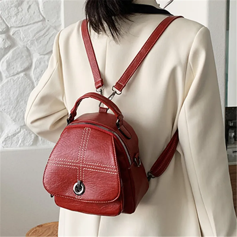 Thread Pattern PU Leather Flap Lock Designer Small Backbag for Girls New Arrival Women's Classic Pure Color Shoulder Handbags
Thread Pattern PU Leather Flap Lock Designer Small Backbag for Girls New Arrival Women's Classic Pure Color Shoulder Handbags