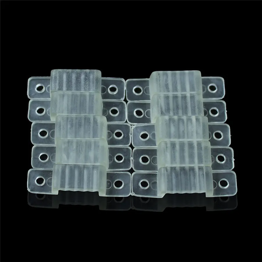 50 Pieces 10mm LED Fixing Silicon Mounting Clips For 220V 5050 2835 waterproof LED Strip Light Connector For 220V LED Tape
50 Pieces 10mm LED Fixing Silicon Mounting Clips For 220V 5050 2835 waterproof LED Strip Light Connector For 220V LED Tape