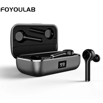 FOYOULAB Best Bluetooth Earbuds Bass MCSync Connection Wireless Earphone Fastly Automatic Re-connection TWS Headset With Mic
FOYOULAB Best Bluetooth Earbuds Bass MCSync Connection Wireless Earphone Fastly Automatic Re-connection TWS Headset With Mic