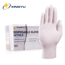 Nitrile Gloves 100 Per Box Women's Gloves Powder Free White Black Purple Food Grade Gants Nitrile Gloves S Size 
Nitrile Gloves 100 Per Box Women's Gloves Powder Free White Black Purple Food Grade Gants Nitrile Gloves S Size