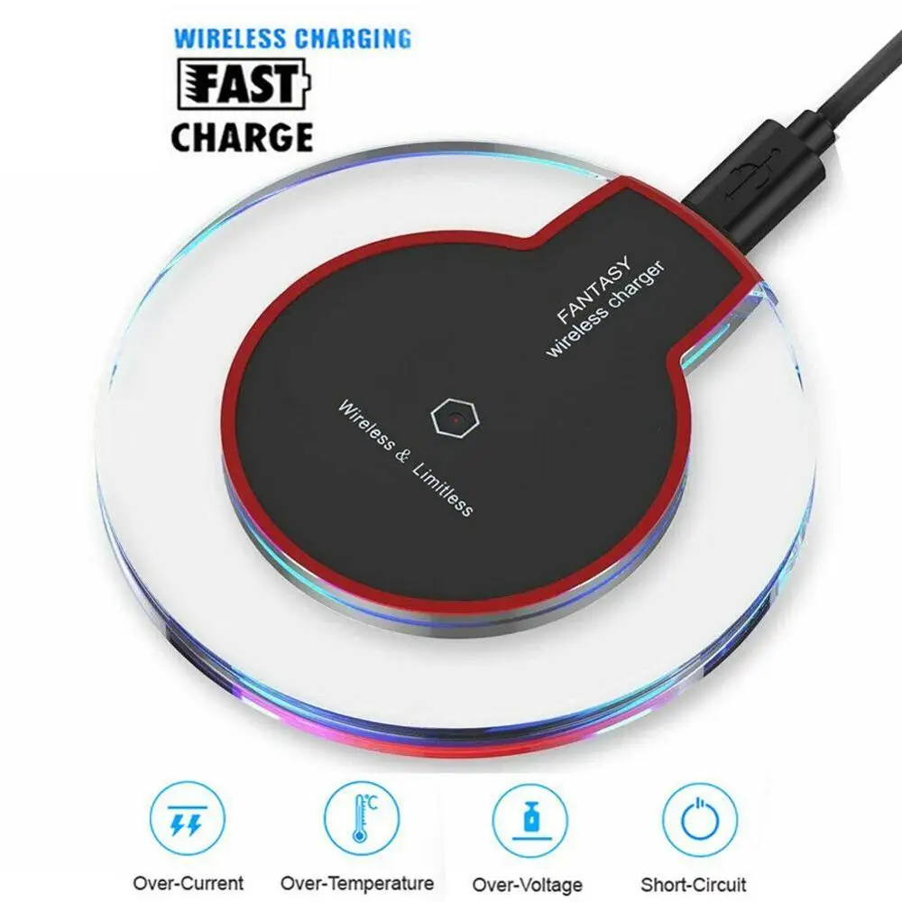 Qi Wireless Charger Slim Round Pad For Samsung Galaxy S8 Ultrathin Charging Dock Cradle Charger Plate For iPhone XR X S10 Note
Qi Wireless Charger Slim Round Pad For Samsung Galaxy S8 Ultrathin Charging Dock Cradle Charger Plate For iPhone XR X S10 Note
