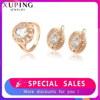 Xuping New Style Fashion Jewelry Sets High Quality Temperament Ladies Jewelry for Women Mother's Day Gift 65018
Xuping New Style Fashion Jewelry Sets High Quality Temperament Ladies Jewelry for Women Mother's Day Gift 65018