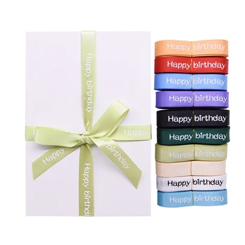 20M Printed Happy Birthday Satin Ribbon for Kids Birthday Favor Packing Decoration Gift Cake Box Wrapping Belt Party Supplies 
20M Printed Happy Birthday Satin Ribbon for Kids Birthday Favor Packing Decoration Gift Cake Box Wrapping Belt Party Supplies