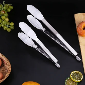 2pcs Silicon Kitchen Tongs Non-stick Stainless Steel Cooking BBQ Salad Food Clip Household Food Pliers Kitchen Bar Supplies #
2pcs Silicon Kitchen Tongs Non-stick Stainless Steel Cooking BBQ Salad Food Clip Household Food Pliers Kitchen Bar Supplies #