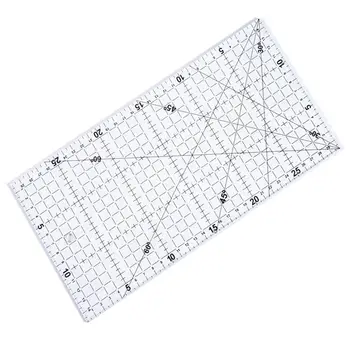 Sewing Ruler Thin Clear Lines Accurate Scale Acrylic Square Ruler for Garment Making Craft Sewing 15X30cm Rulers
Sewing Ruler Thin Clear Lines Accurate Scale Acrylic Square Ruler for Garment Making Craft Sewing 15X30cm Rulers