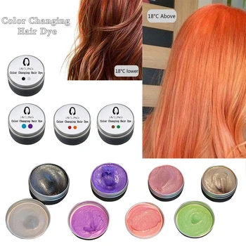 Temperature Color Changing Hair Dye Disposable Styling Tool Quick Drying for Home Salon Non-toxic High Pigment Hair Dye Cream
Temperature Color Changing Hair Dye Disposable Styling Tool Quick Drying for Home Salon Non-toxic High Pigment Hair Dye Cream