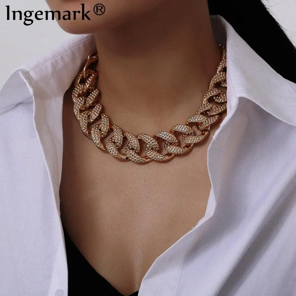 Exaggerated Fashion Statement Big Necklace Statement 2020 Hip Hop CCB Thick Chunky Chain Choker Necklace for Women Best Jewelry
Exaggerated Fashion Statement Big Necklace Statement 2020 Hip Hop CCB Thick Chunky Chain Choker Necklace for Women Best Jewelry