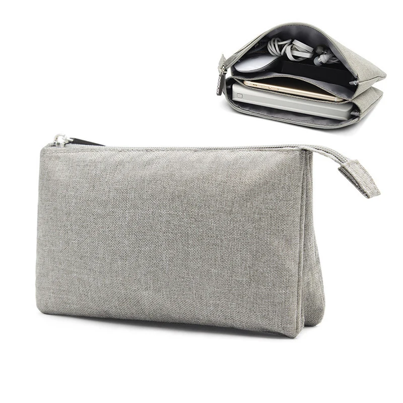 Men's Travel Digital Bags Two Color Double Layer Data Cables Mobile Power Storage Multipurpose Organizers Accessory Stuff Items
Men's Travel Digital Bags Two Color Double Layer Data Cables Mobile Power Storage Multipurpose Organizers Accessory Stuff Items