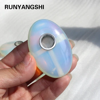 Runyangshi 1pcs Natural Opal Crystal Smoking Pipes healing Cigarette Pipe for Tabocco Rough Handlebar Crystal Pipe
Runyangshi 1pcs Natural Opal Crystal Smoking Pipes healing Cigarette Pipe for Tabocco Rough Handlebar Crystal Pipe