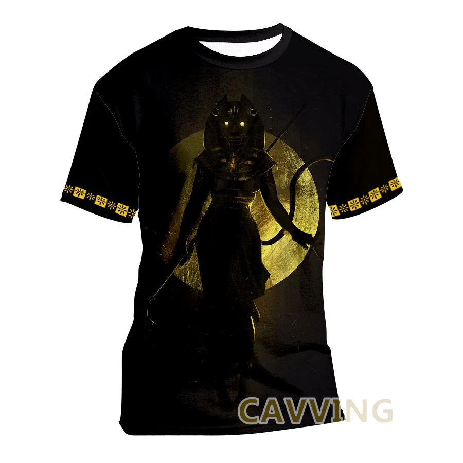 

CAVVING 3D Printed God Eye of Egypt Pharaoh Anubis Ancient Egypt Casual T-shirts Harajuku Styles Tops Clothing for Men/women 02