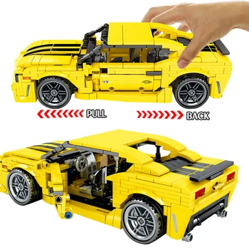 Technic Creator Yellow Pull Back Sports Car Model Building Blocks Toys City technic Car Enlighten Bricks Toys For Kid
Technic Creator Yellow Pull Back Sports Car Model Building Blocks Toys City technic Car Enlighten Bricks Toys For Kid