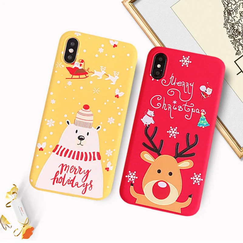 Cartoon Phone Case for Iphone 11 Pro Max 6 6s 7 8 Plus X Santa Claus Christmas Soft Silicone Cover for Iphone XR XS Snowman Case
Cartoon Phone Case for Iphone 11 Pro Max 6 6s 7 8 Plus X Santa Claus Christmas Soft Silicone Cover for Iphone XR XS Snowman Case